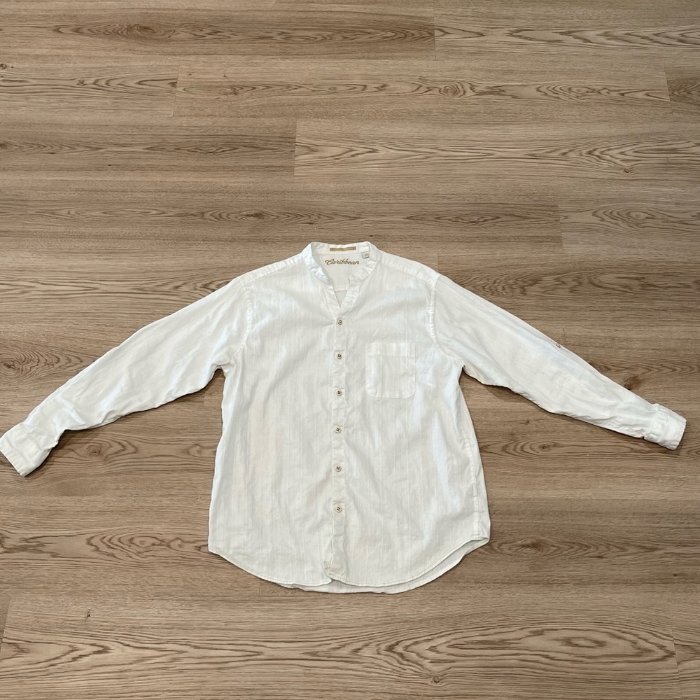 Caribbean Button Up - Linen Button Up Shirt